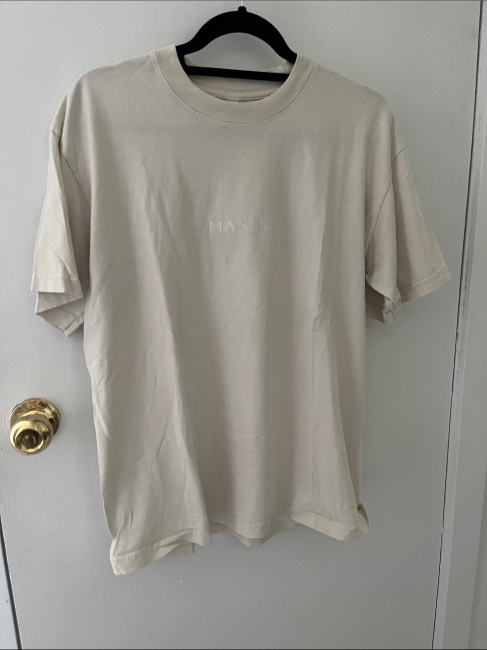 Men's Cream Crewneck T-Shirt